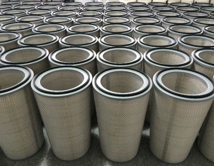 Zementfabrik-Patronen-Staub-Kollektor filtert das Pulver, das schnelle Reinigung sprüht